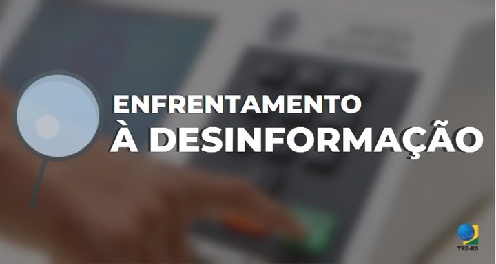 Acesso ao Portal da Comissão de Enfrentamento à Desinformação.