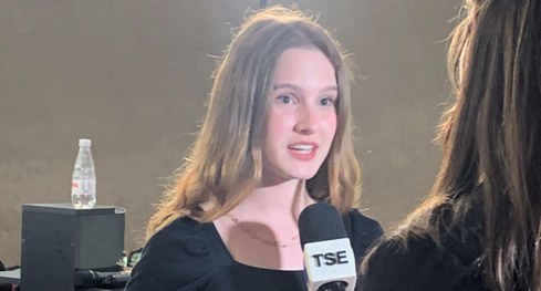 Estudante Brenda Basso no TSE em Brasília