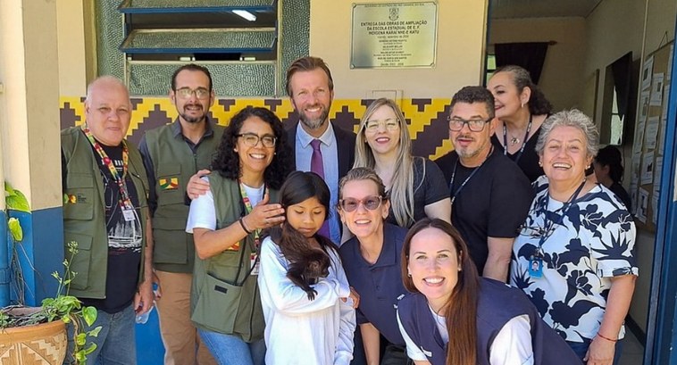 Justiça Eleitoral gaúcha participa de mutirão na comunidade indígena Tekoa Nhundy Justiça Eleitoral gaúcha participa de mutirão na comunidade indígena Tekoa Nhundy