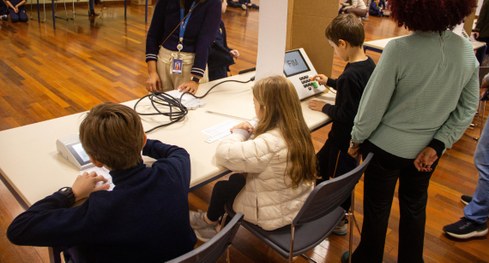 Palestra no Colégio Anchieta