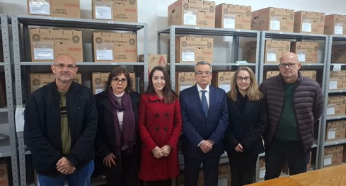 Presidente e sua equipe foram recebidos pelos respectivos representantes locais da Justiça Eleit...