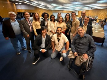 Representantes das comissões de acessibilidade dos TREs