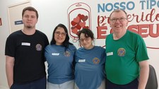 Equipe da 10ª Zona Eleitoral de Cachoeira do Sul participa de atividade solidária