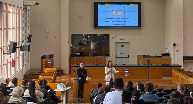 Justiça Eleitoral inicia treinamento para mesários
