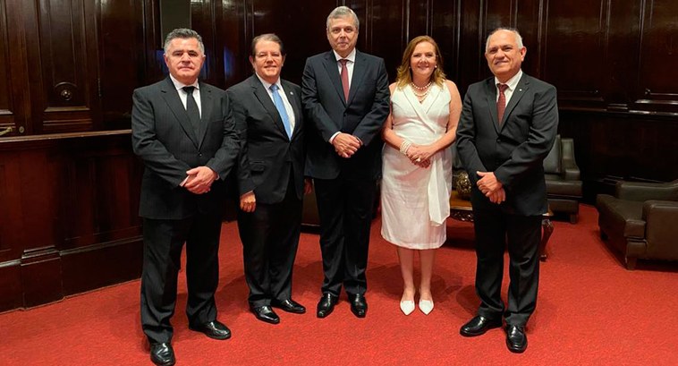 Presidência do TRE-RS prestigia posse da Presidência do TRE-SP
