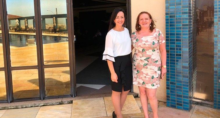 TRE-RS: pref. Rosário do Sul Presidente do TRE-RS e prefeita de Rosário do Sul tratam sobre o cadastramento biométrico