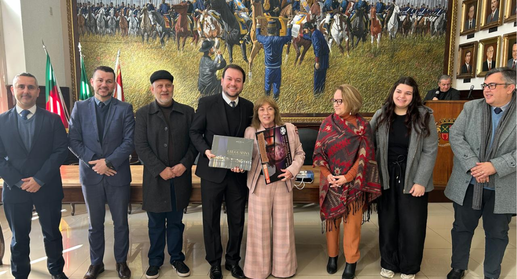Presidente do TRE-RS é homenageada em Uruguaiana