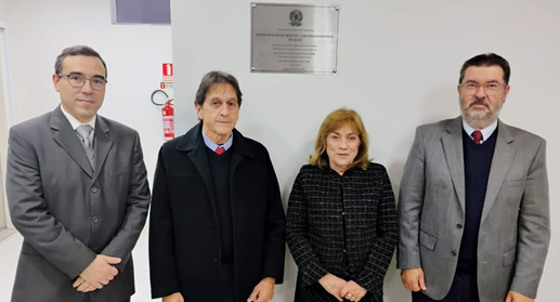 Presidente do TRE-RS prestigia a inauguração do Cartório Eleitoral de Bagé