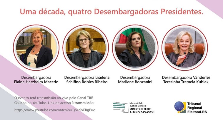 TRE-RS: Roda de Memória Mulheres TRE-RS: Roda de Memória Mulheres