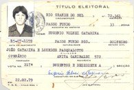 TRE-RS Título de Eleitor de 1979 - Passo Fundo - Rio Grande do Sul