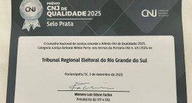 TRE-RS ganha Prêmio Prata no 19º Encontro Nacional do Poder Judiciário