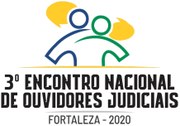 Logotipo 3º Encontro Nacional de Ouvidores Judiciais