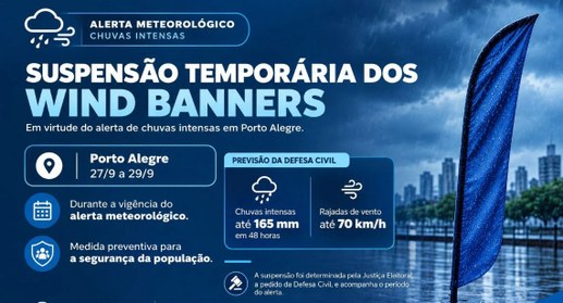 TRE-RS: aviso meteorológico