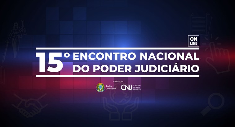 Logo do 15 Encontro Nacional do Poder Judiciário