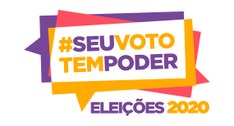TRE-RS Logo Eleições 2020 - Seu Voto Tem Poder