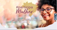 Logo campanha Participação Feminina