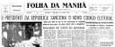 Folha da Manhã - Código de 1950 TRE-RS PLONE